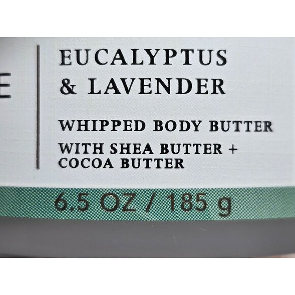 Bath & Body Works Eucalyptus & Lavender Whipped Body Butter Shea & Cocoa Butter - Picture 2 of 2